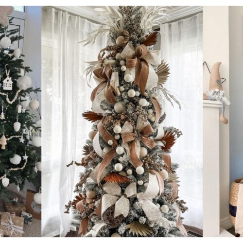 neutral christmas tree