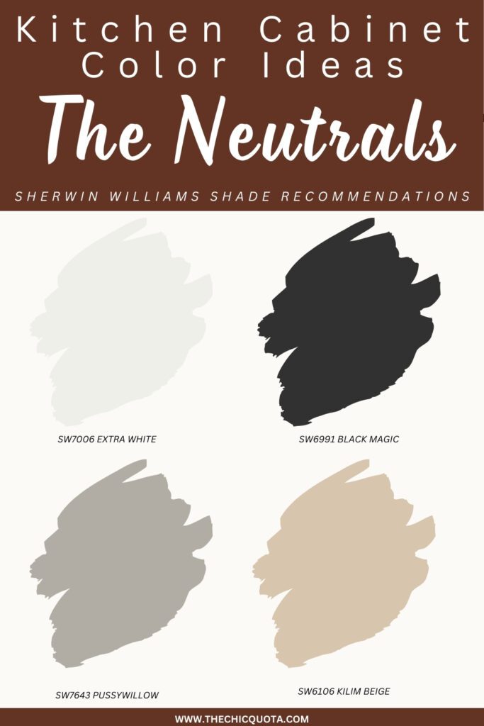 neutral kitchen cabinet colors