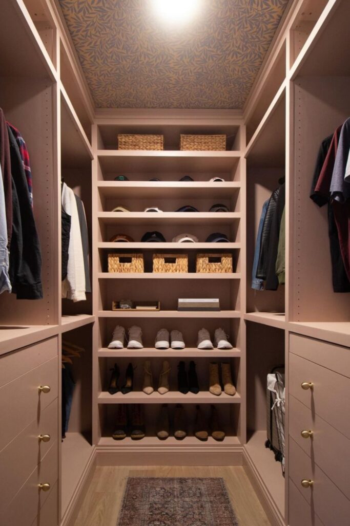 small walk in closet