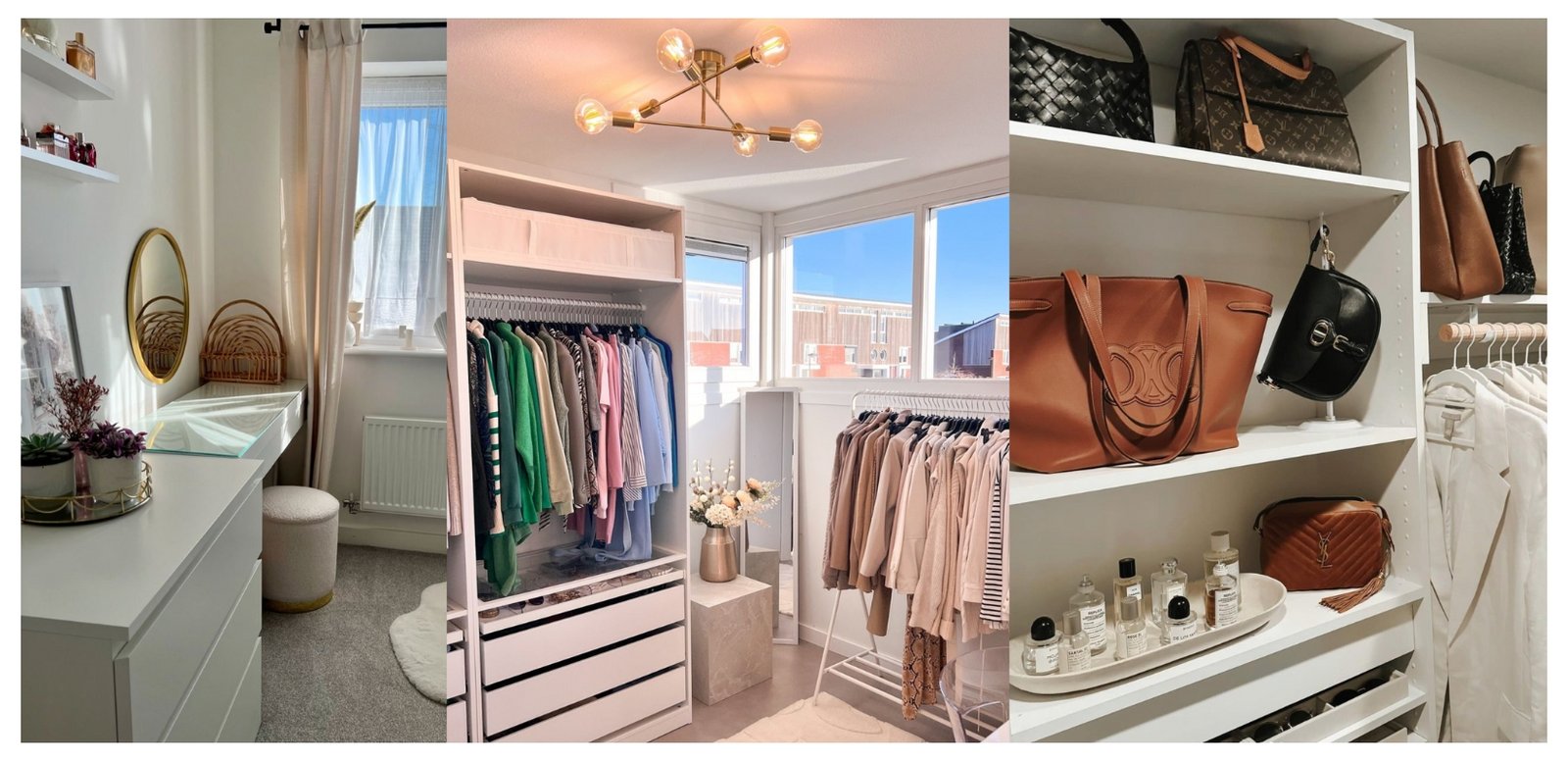 small walk in closet ideas