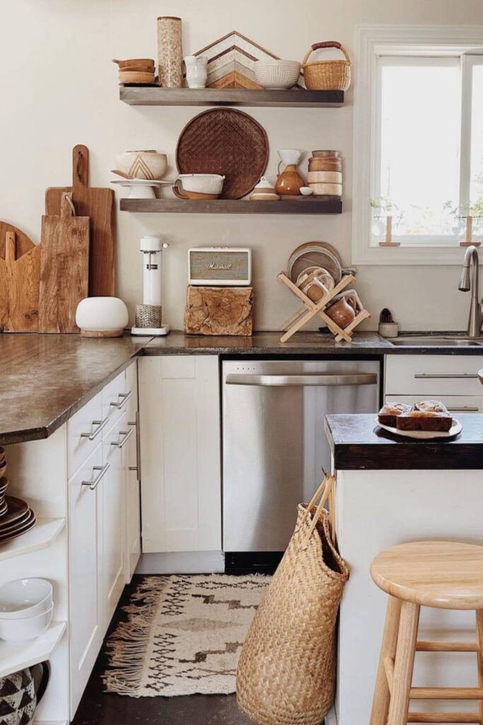 boho kitchen island