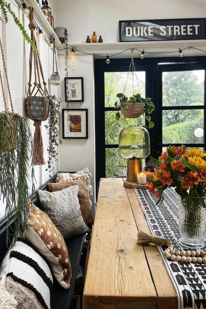 boho kitchen lighting