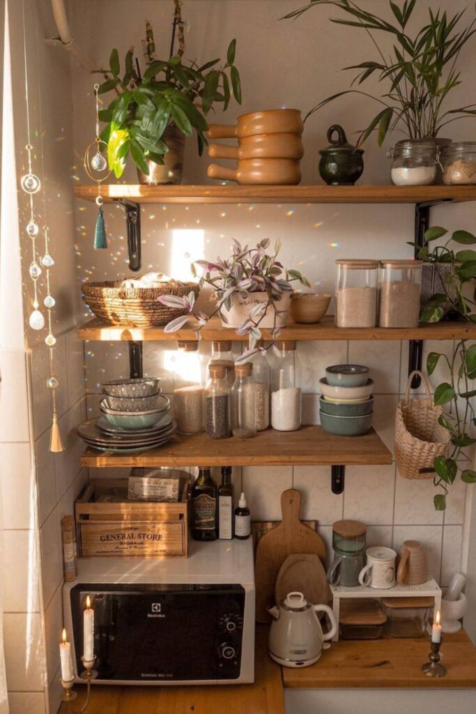 boho style kitchen