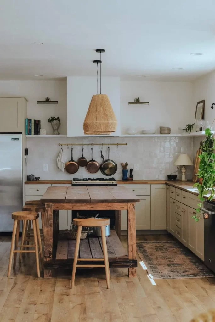 earthy kitchen