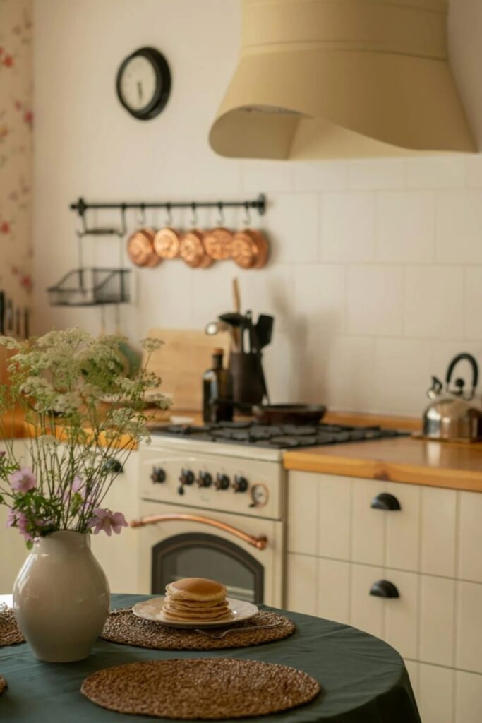 farmhouse kitchen hood wreath