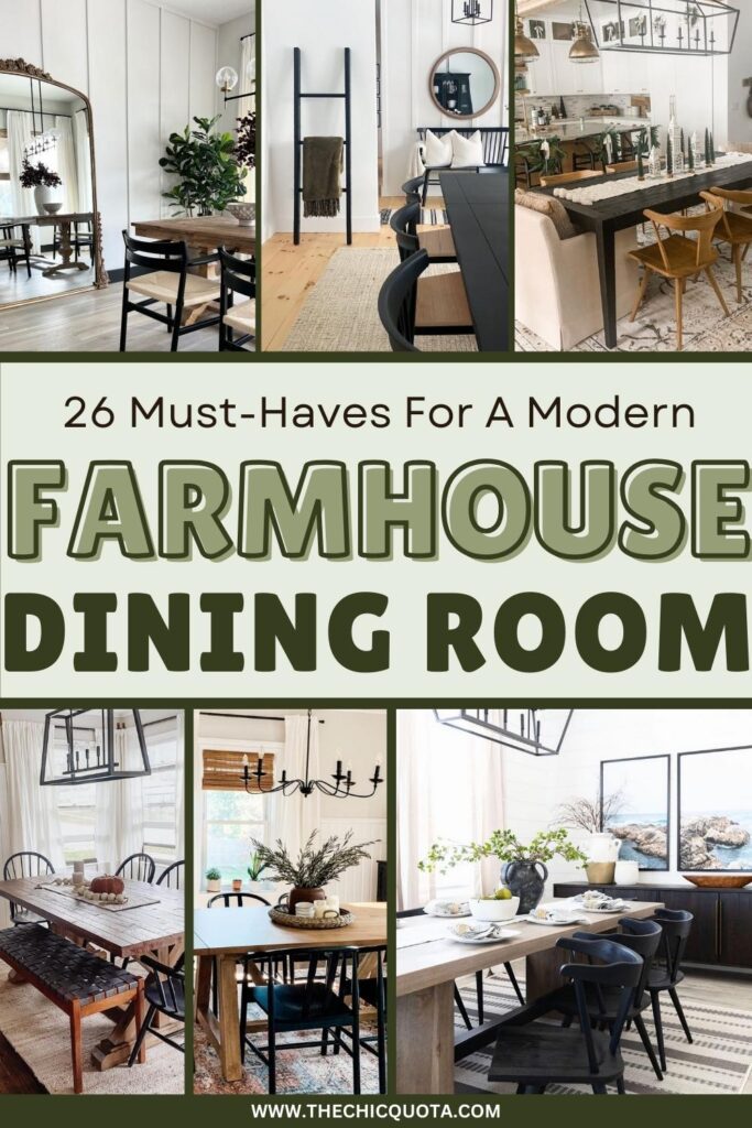 modern farmhouse dining room ideas