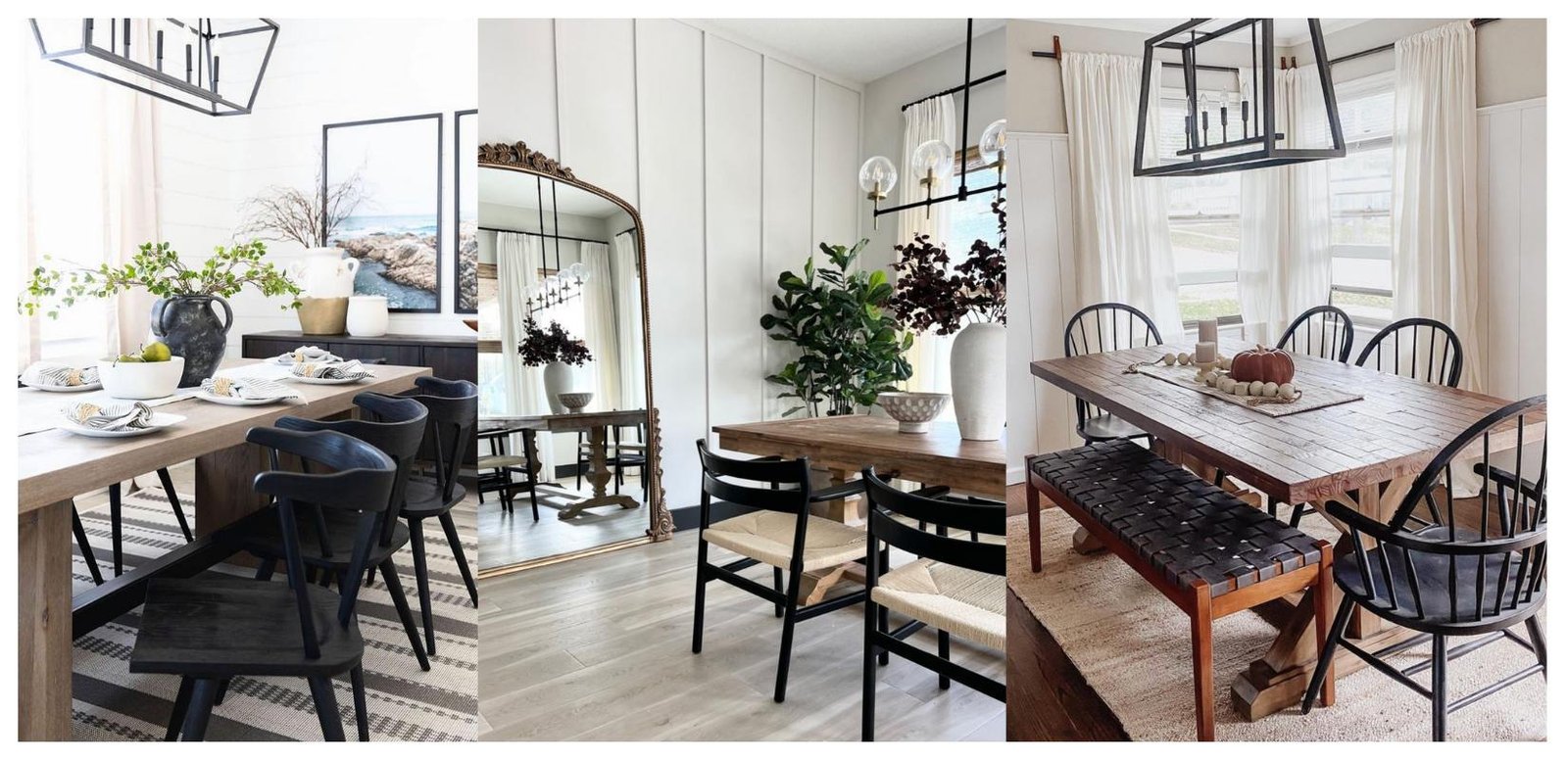 modern farmhouse dining room