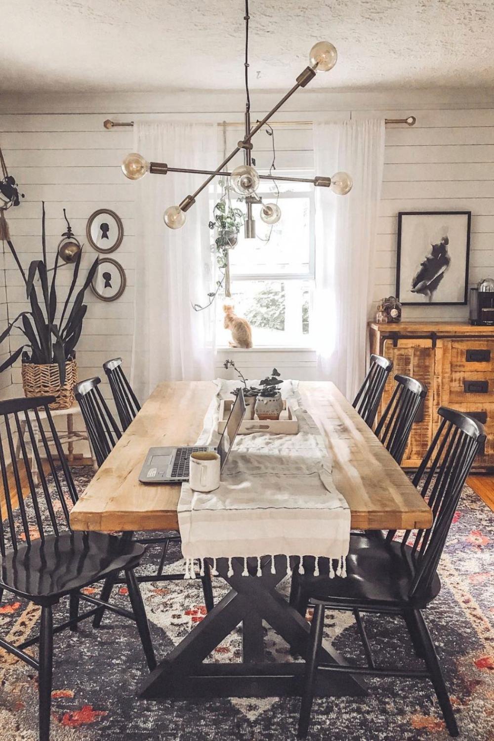 26 Modern Farmhouse Dining Room Ideas For a Beautiful Space - The Chic ...