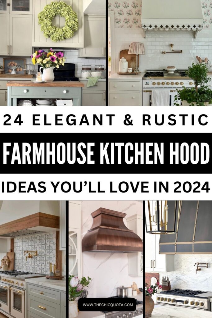 modern farmhouse kitchen hood ideas