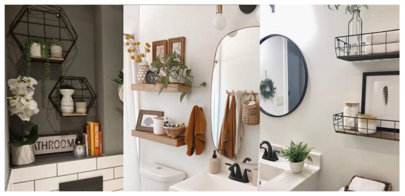 over the toilet storage ideas