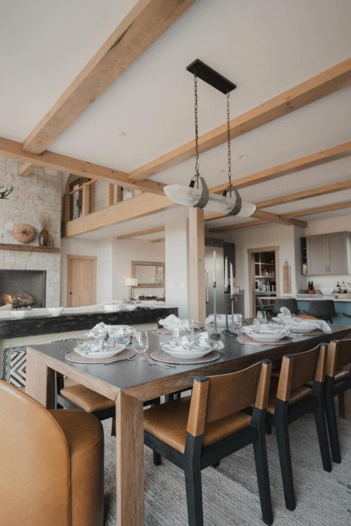 rustic dining room decor