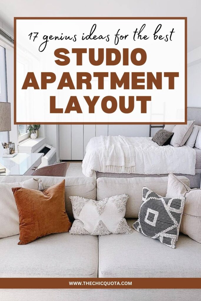 studio apartment layout