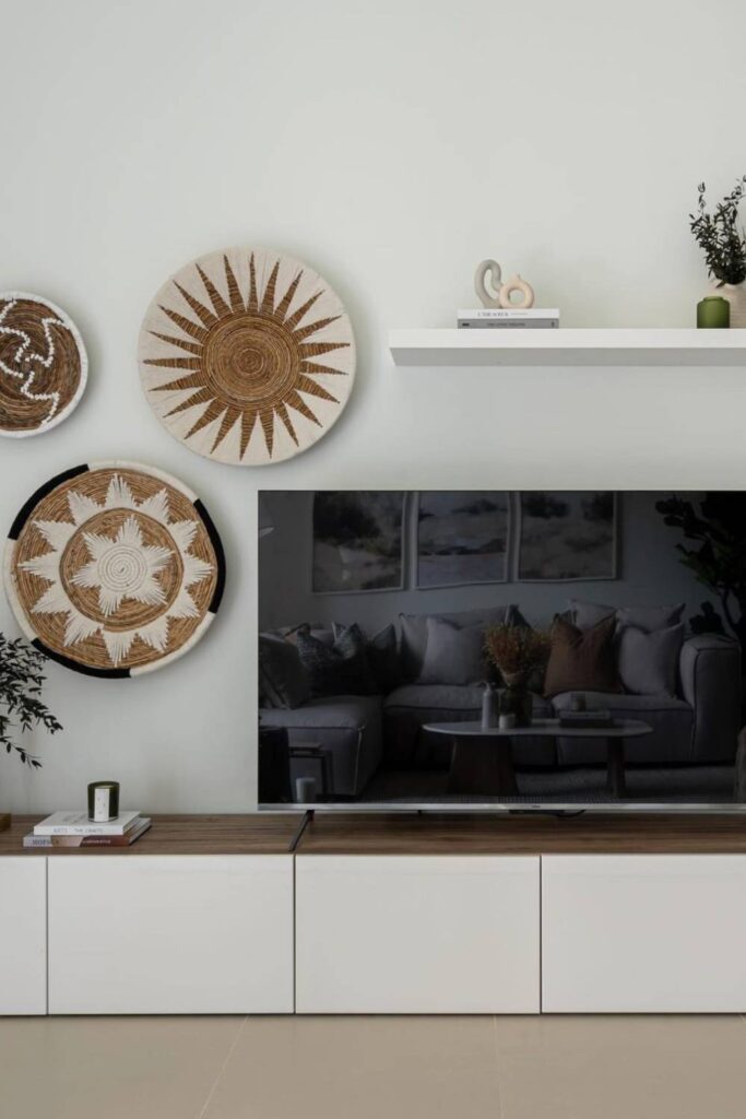 tv wall decor living room