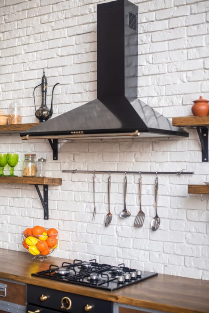 wall mounted farmhouse range hood