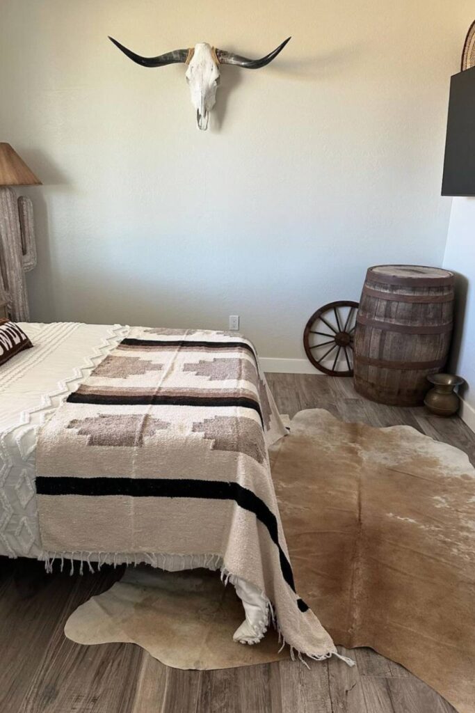 western style bedroom