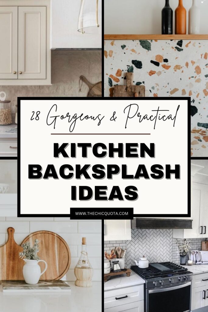 kitchen backsplash with white cabinets