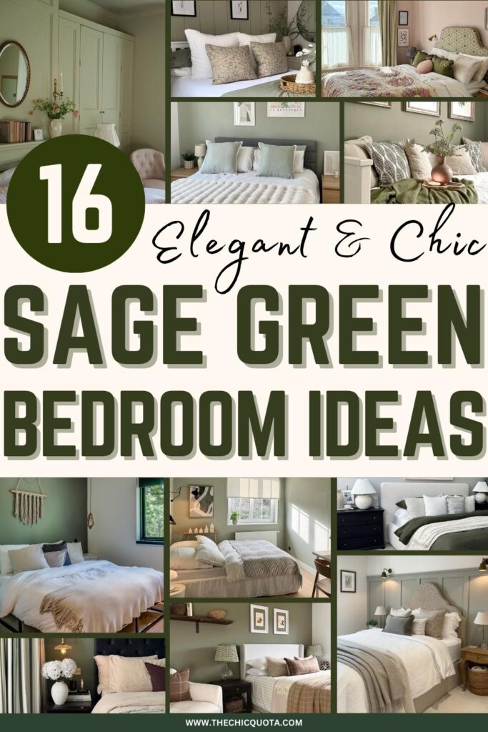 sage green bedroom