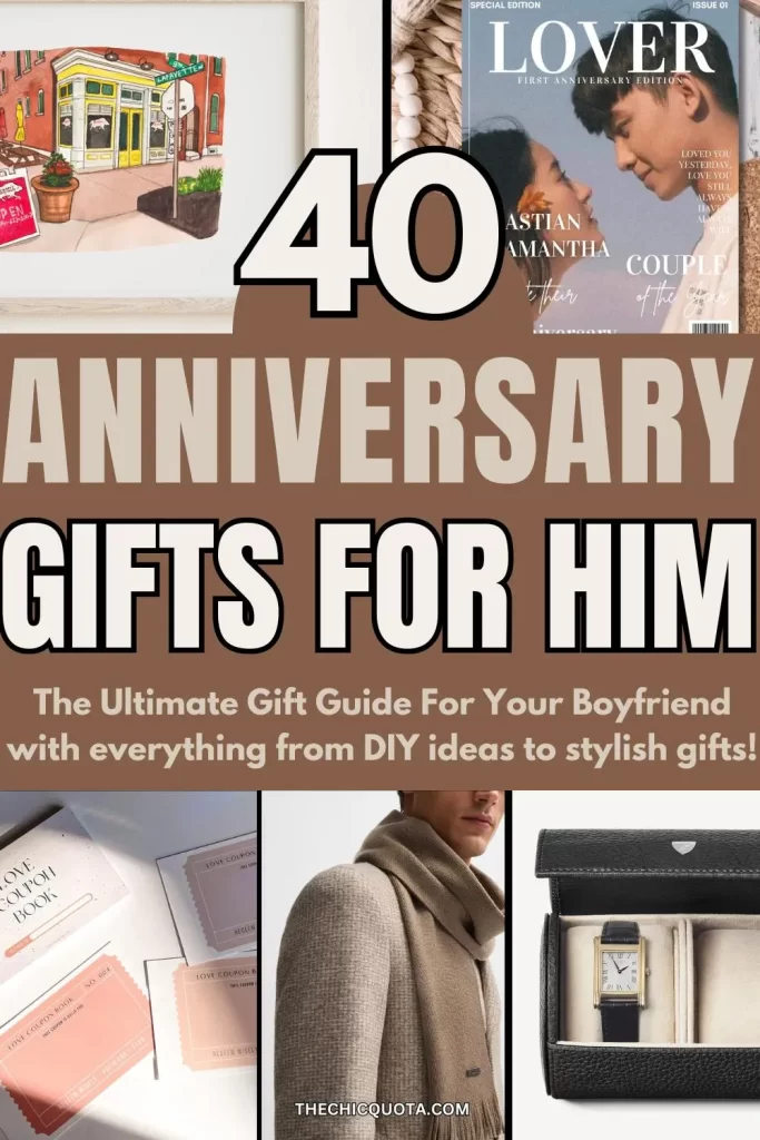 anniversary gifts for him