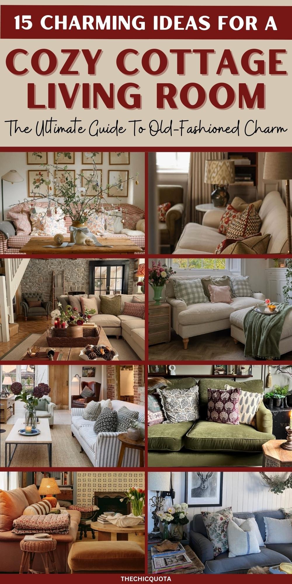 15 Charming Ideas For A Beautiful English Cottage Living Room - THE ...