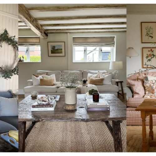 english cottage living room