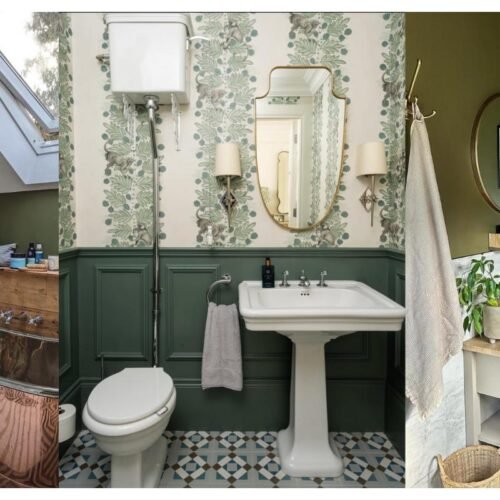 green bathroom ideas
