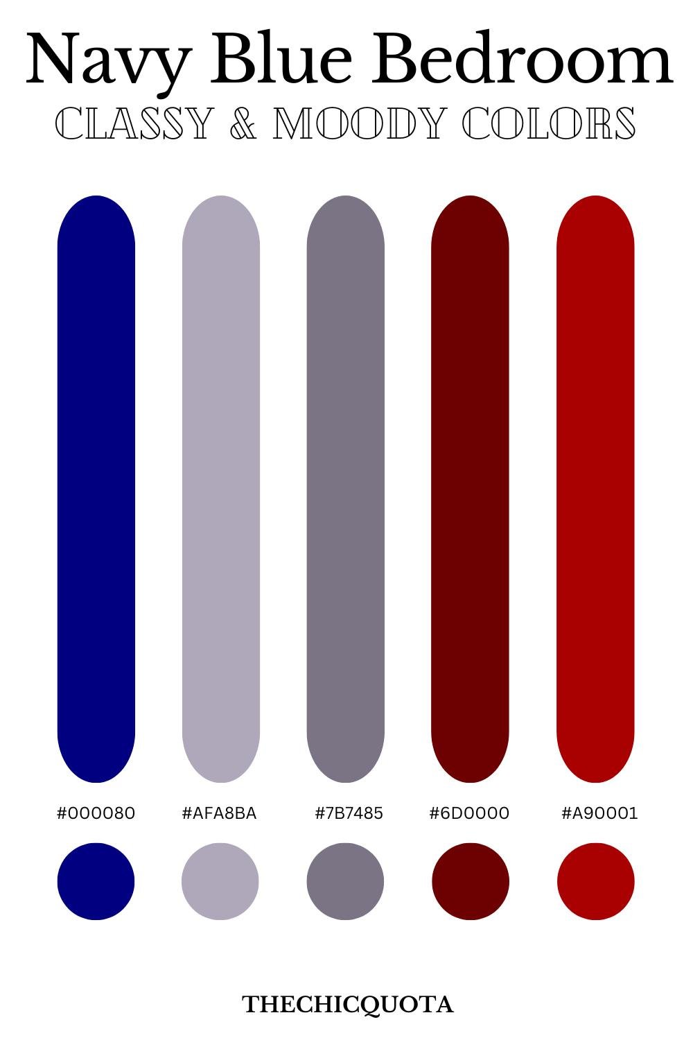 40+ Navy Blue Bedroom Ideas For Beautiful Decor The Chic Quota