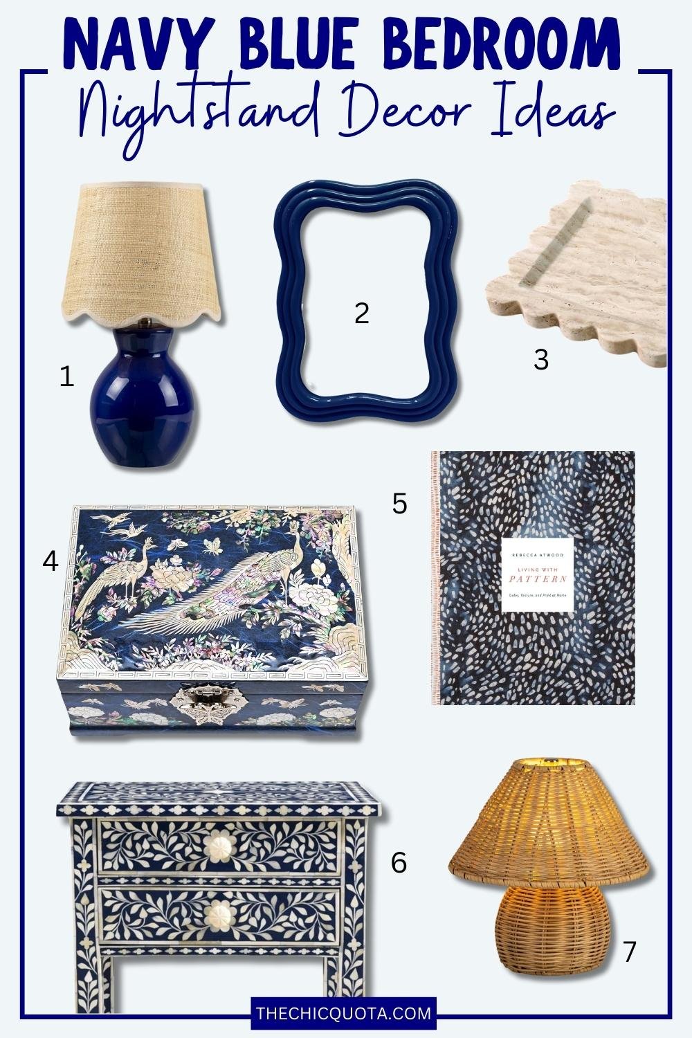 40+ Navy Blue Bedroom Ideas For Beautiful Decor - The Chic Quota