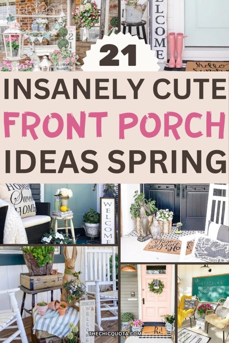 21 Best Spring Porch Decor Ideas To Refresh Your Space - THE CHIC QUOTA