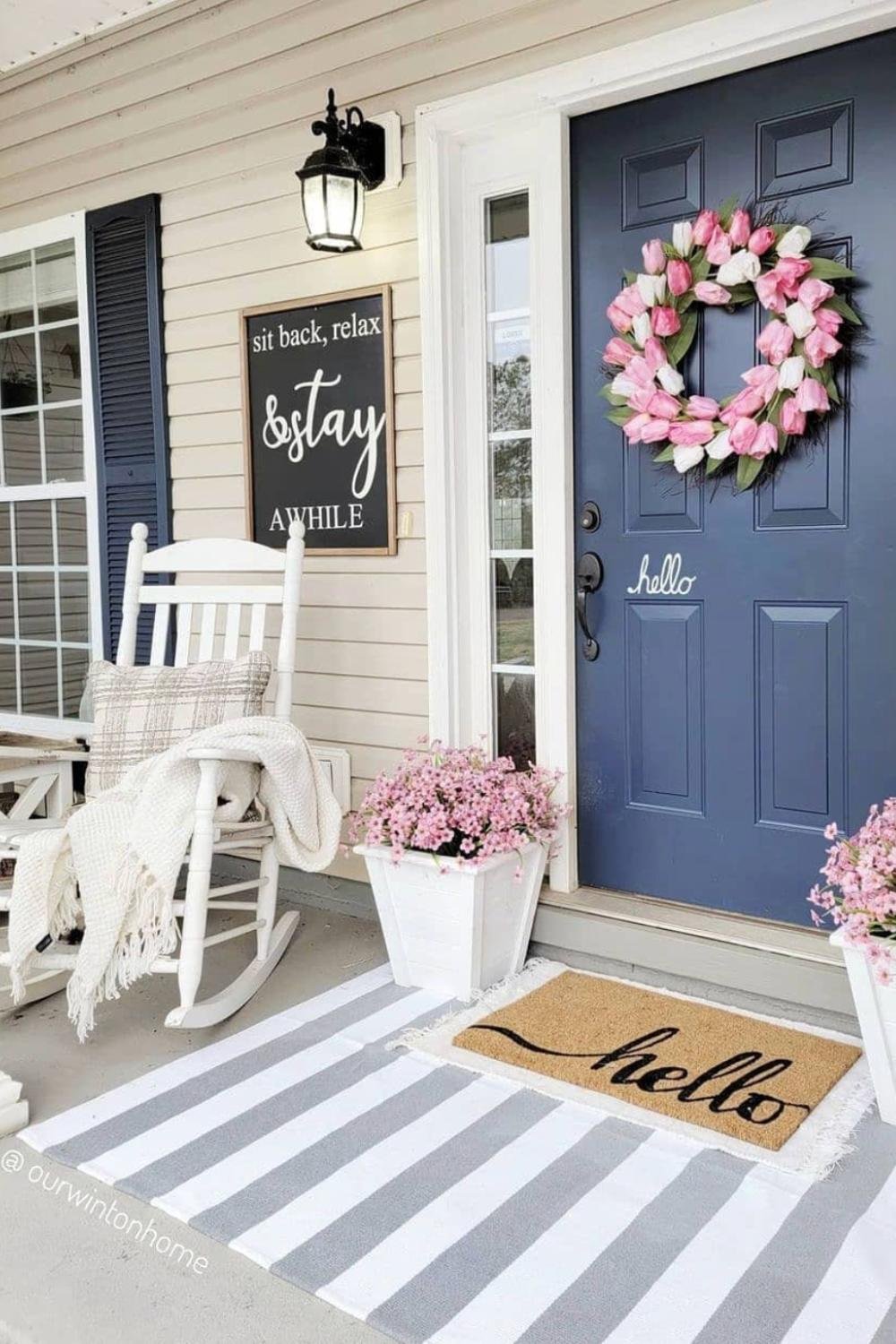 21 Best Spring Porch Decor Ideas To Refresh Your Space - THE CHIC QUOTA