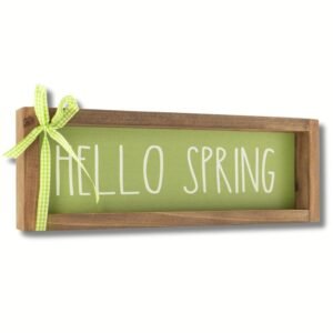 spring mantle decor
