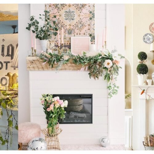 18 Spring Mantle Decor Ideas For Beautiful Seasonal Upgrades