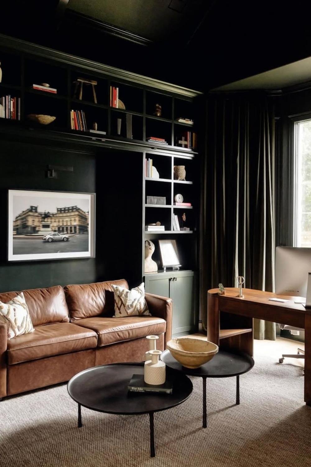 How To Design The Moody Home Office Of Your Dreams - THE CHIC QUOTA