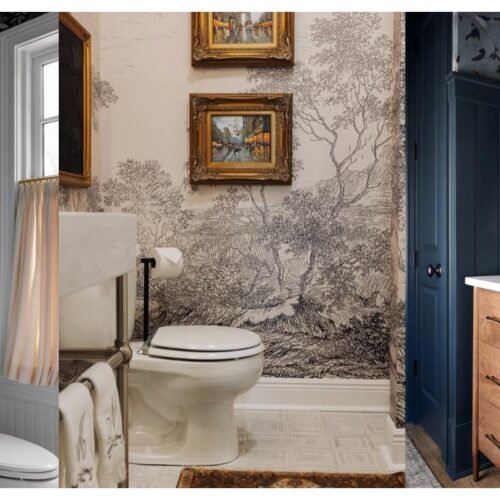 moody powder room