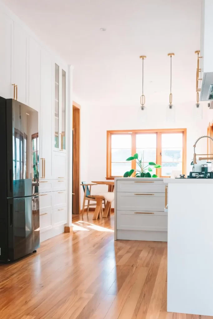 best floor color for small kitchen