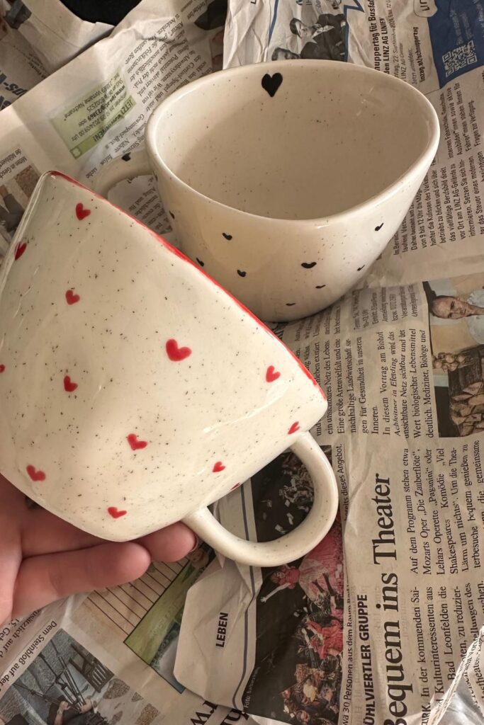 coffee mug display wall
