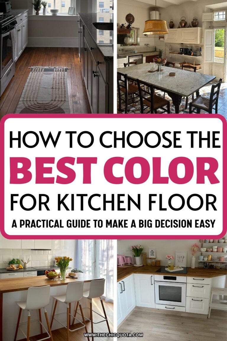 An Easy Guide For Choosing The Best Color For Kitchen Floor - THE CHIC ...