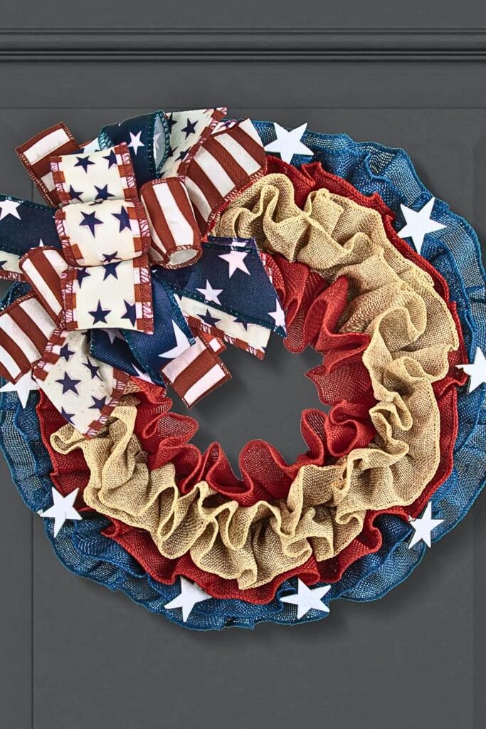 4th of July wreath large