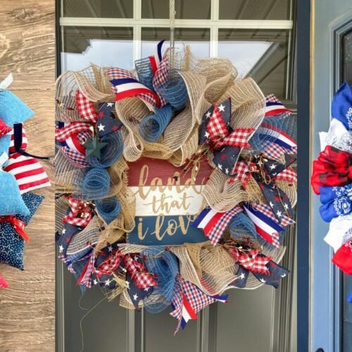 4th of july wreath ideas