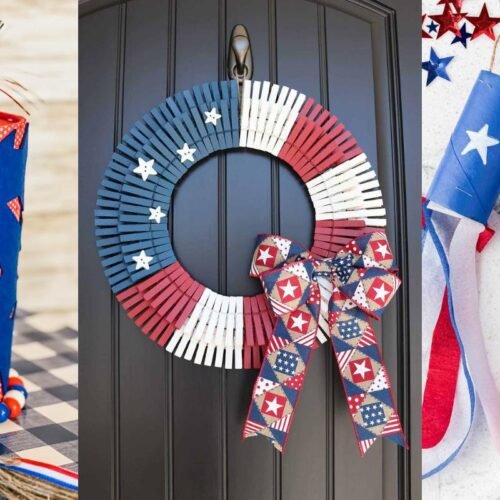 18 Easy Ideas For Patriotic DIY 4th of July Decorations You’ll Actually Want To Make
