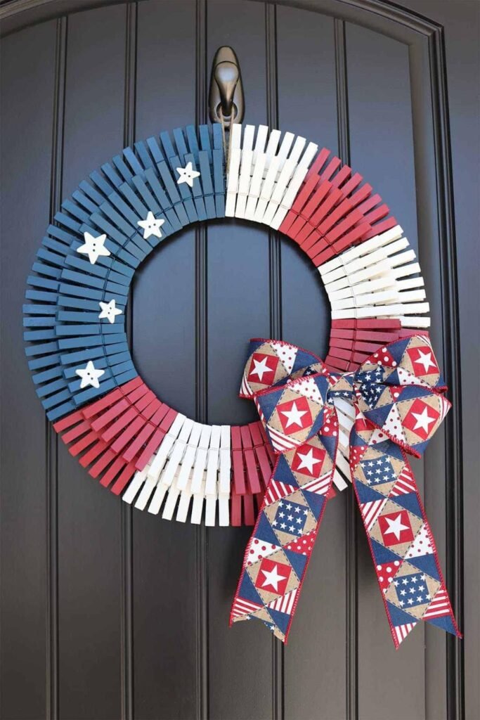 diy 4th of July wreath