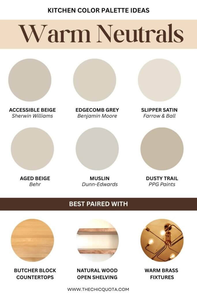 kitchen color palettes