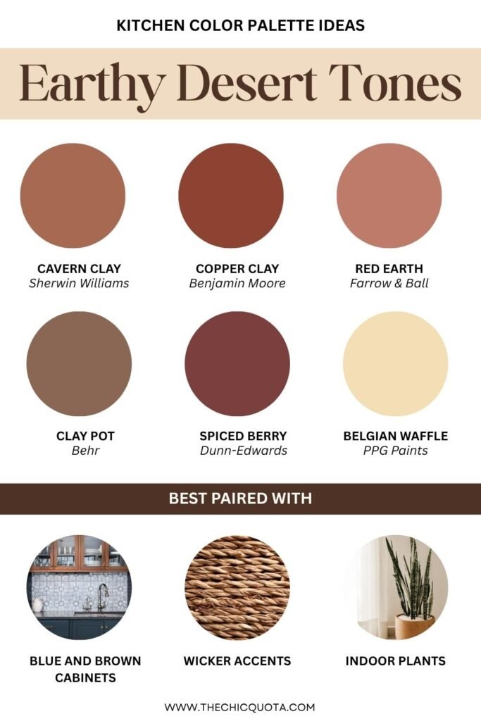cozy kitchen color palette