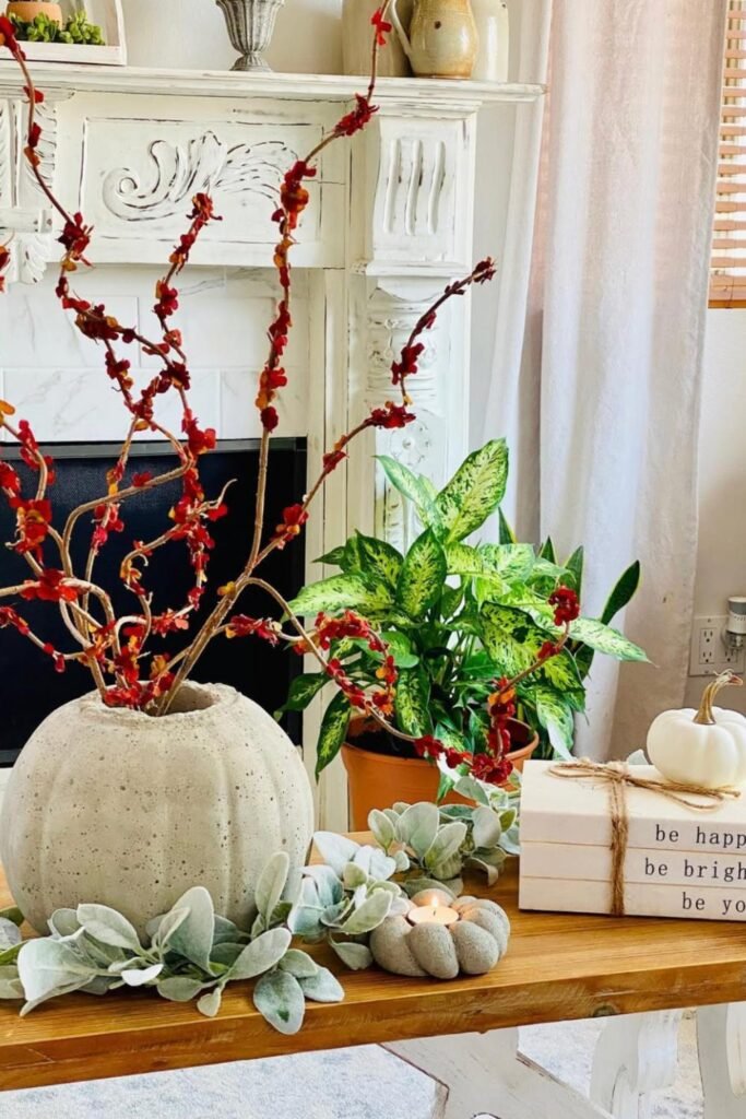 table fall decor