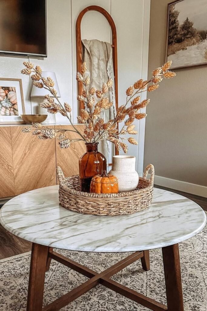 fall coffee table decor ideas