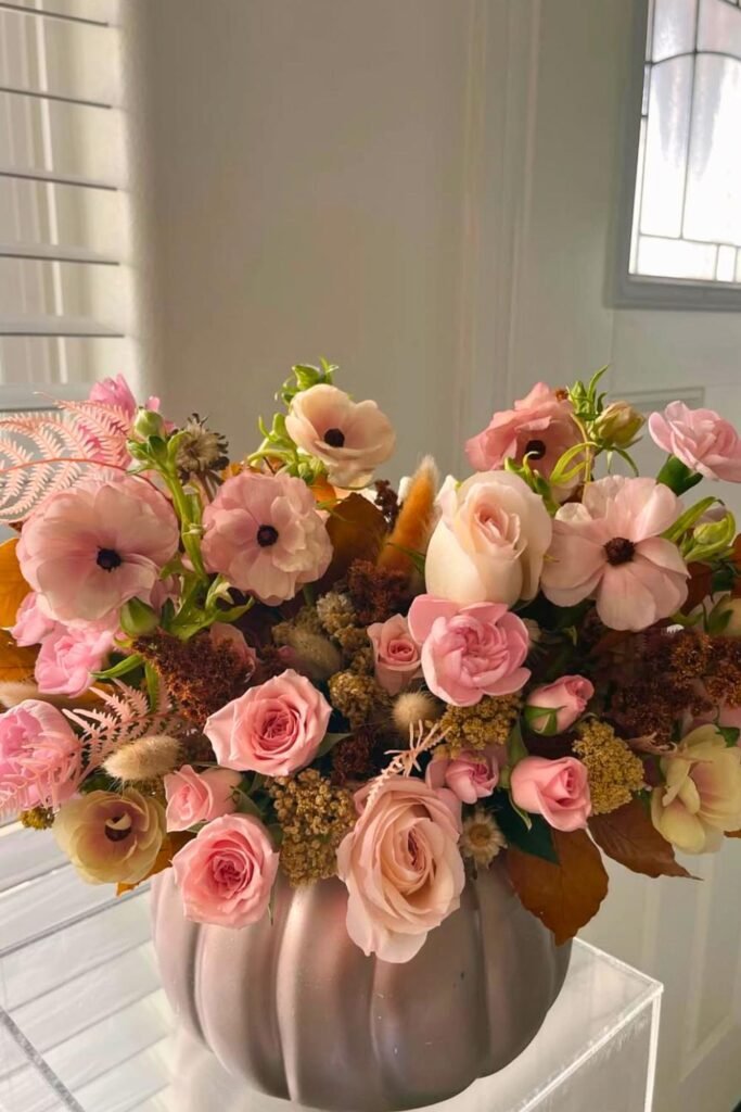 fall florals home decor