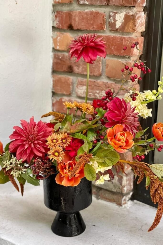 fall artificial flower arrangements