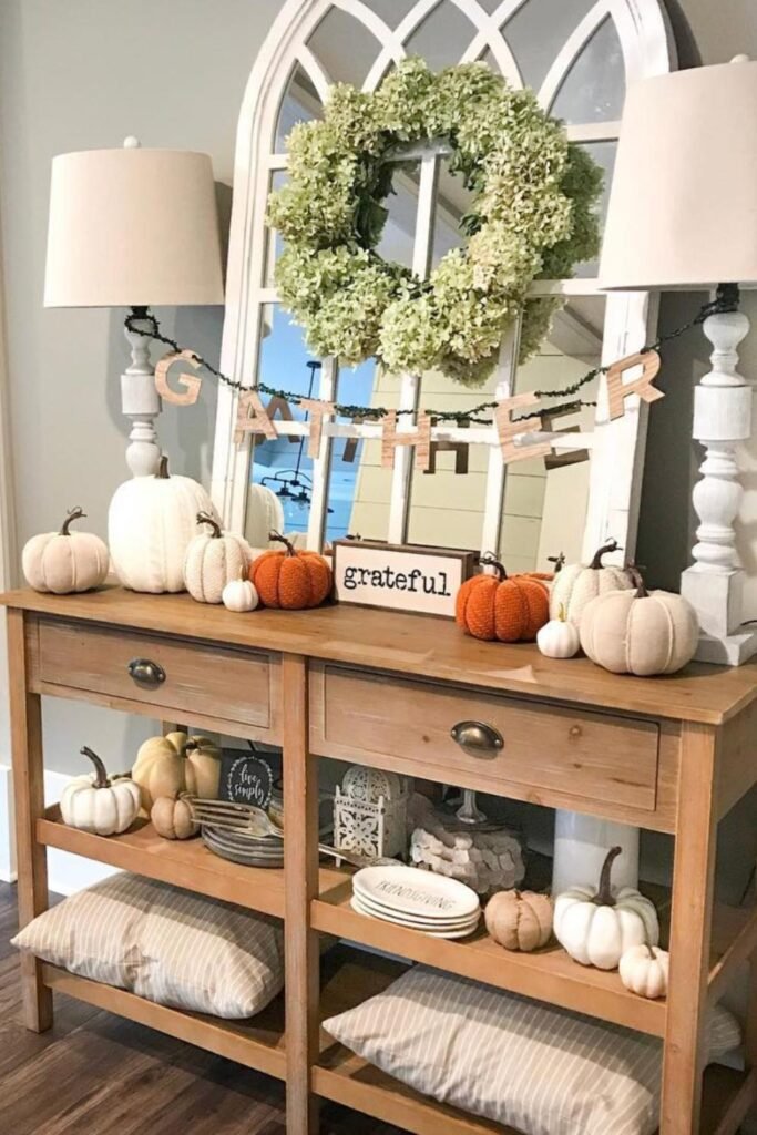 fall living room decor warm colors