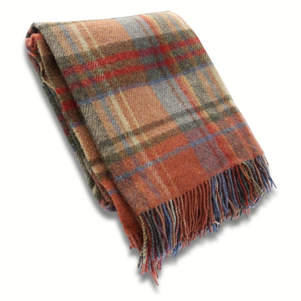 gray sofa fall decor