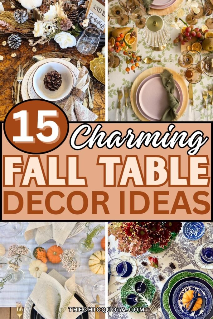 fall table decor