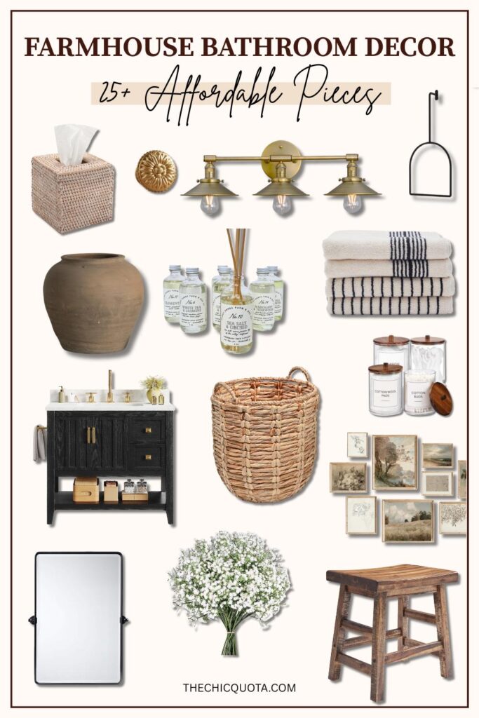 farmhouse bathroom decor